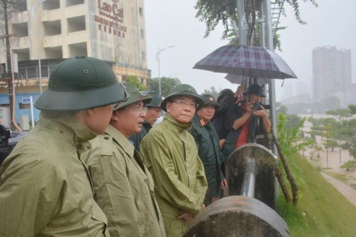 Phó Thủ tướng Lê Thành Long kiểm tra tình hình phòng, chống bão lũ tại Lào Cai 1 03f6d243990c7052291d