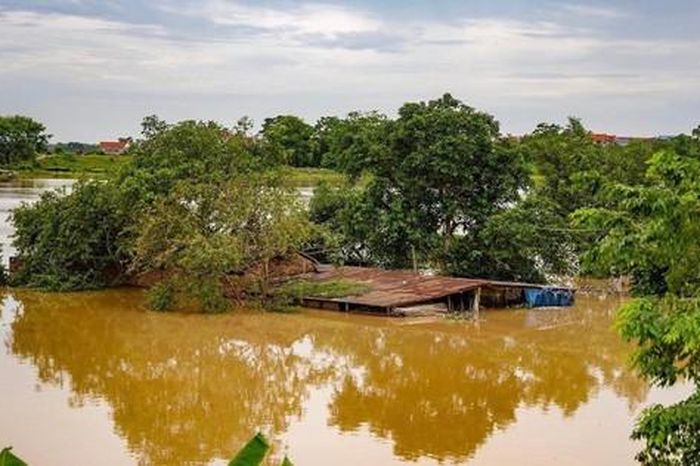 Hà Nội: Báo động lũ trên sông Cầu tại huyện Sóc Sơn 1 446e4c01074eee10b75f