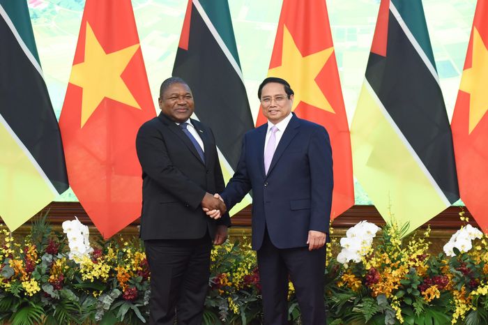 Thủ tướng Phạm Minh Chính đón và hội kiến Tổng thống Cộng hòa Mozambique 1 e82096b5ddfa34a46deb