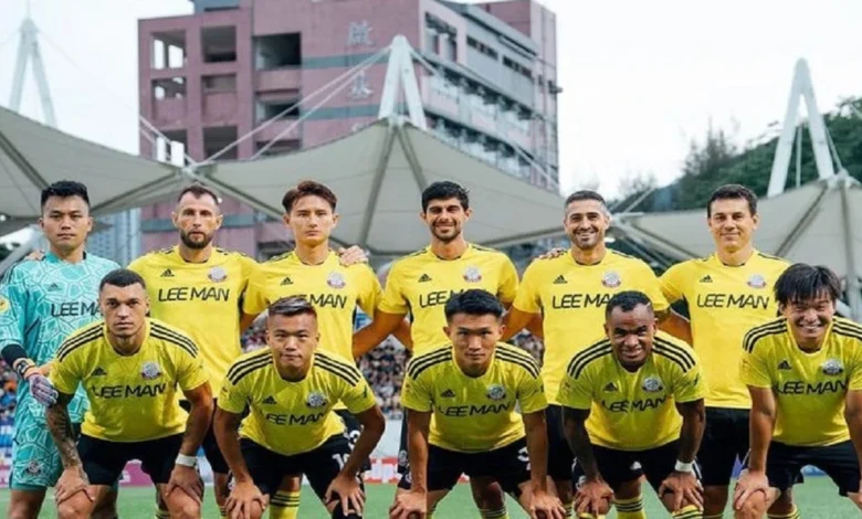 para pemain lee man fc foto bersama lee man fc menjadi lawan lgcx 8713
