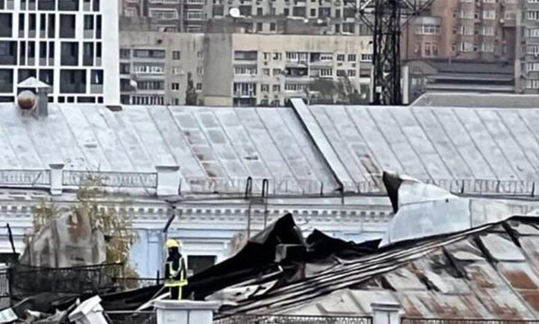UAV Nga có thể đã lao trúng trụ sở Bộ tổng tham mưu Ukraine 1 5563187178137268522a nga 17303 1208 1729 1730345796