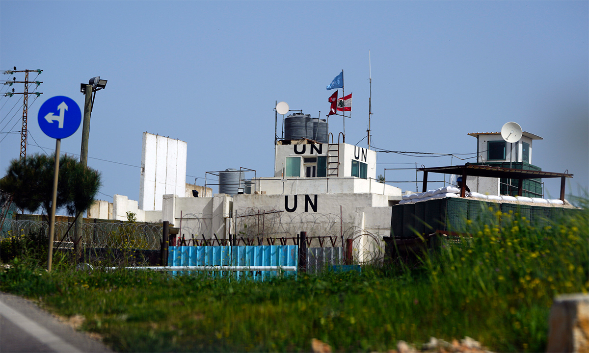 5563187178137268536a-lhq-9717-1728698918 Một cơ sở của UNIFIL gần biên giới Lebanon - Israel tháng 7/2023. Ảnh: AFP