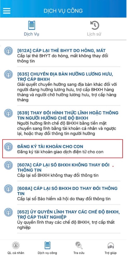 Hướng dẫn phụ huynh tra cứu thẻ BHYT và đăng ký tài khoản VssID cho con- Ảnh 3. Hướng dẫn phụ huynh tra cứu thẻ BHYT và đăng ký tài khoản VssID cho con- Ảnh 3.