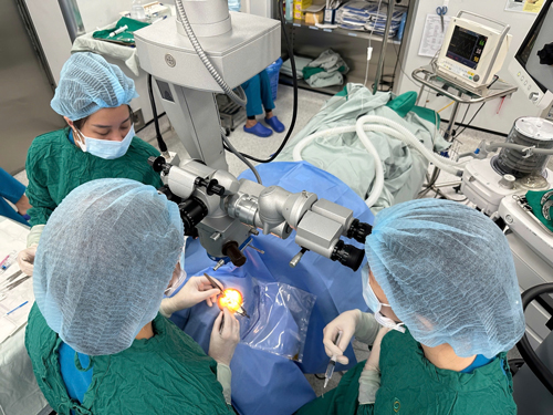 Ghép giác mạc cho bệnh nhân tại Bệnh viện Mắt Hà Nội 2 Ghép giác mạc cho bệnh nhân tại Bệnh viện Mắt Hà Nội 2