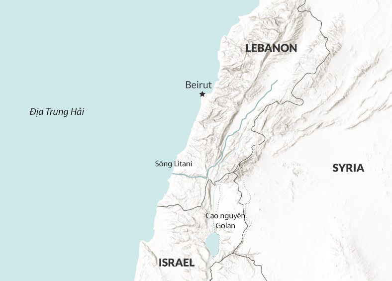 do-hoa-israel-lebanon-va-song-2152-4744-1729043227-1 Vị trí Israel và Lebanon. Đồ họa: RANE