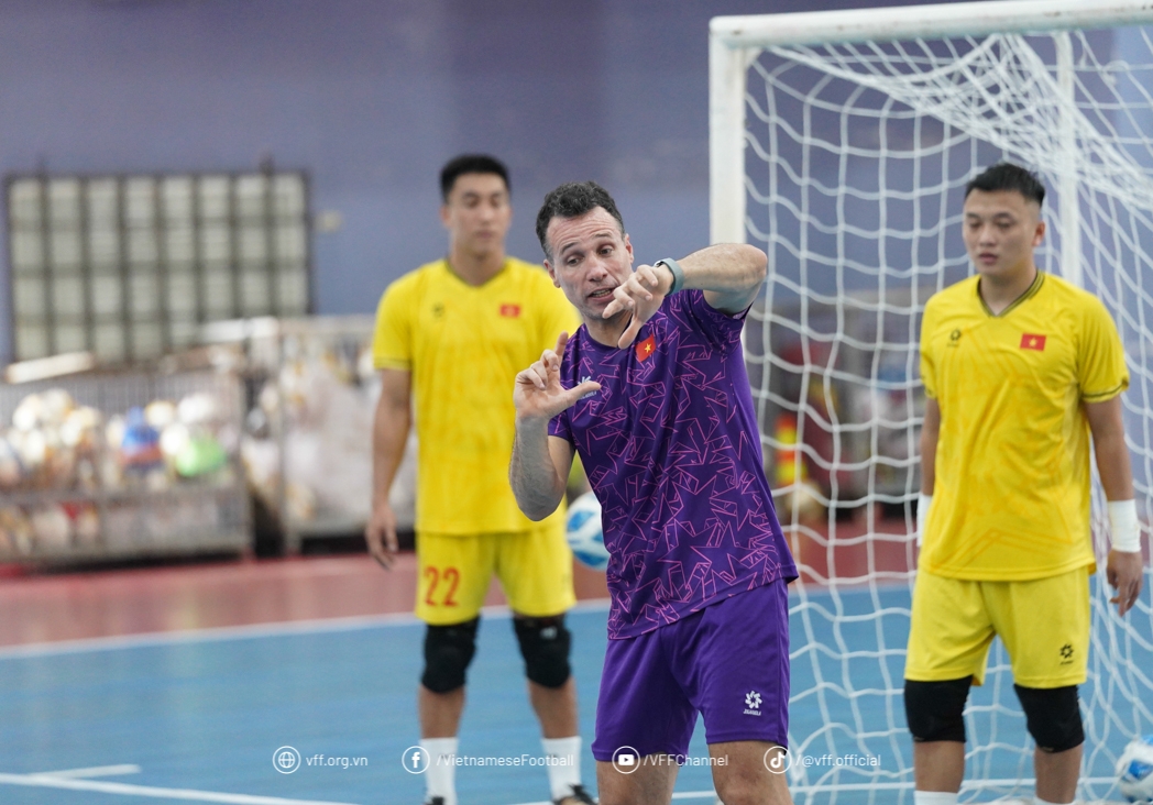 Dt futsal viet nam chot danh sach du giai vo dich futsal Dong nam A 2024 hinh anh 1