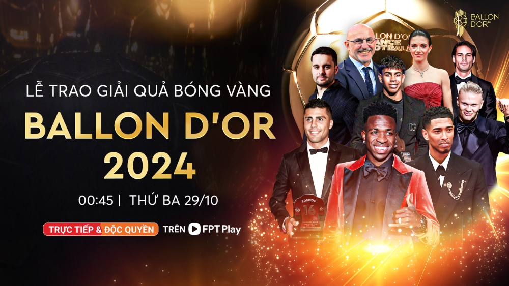 xem truc tiep le trao giai qua bong vang the gioi 2024 o dau hinh anh 1