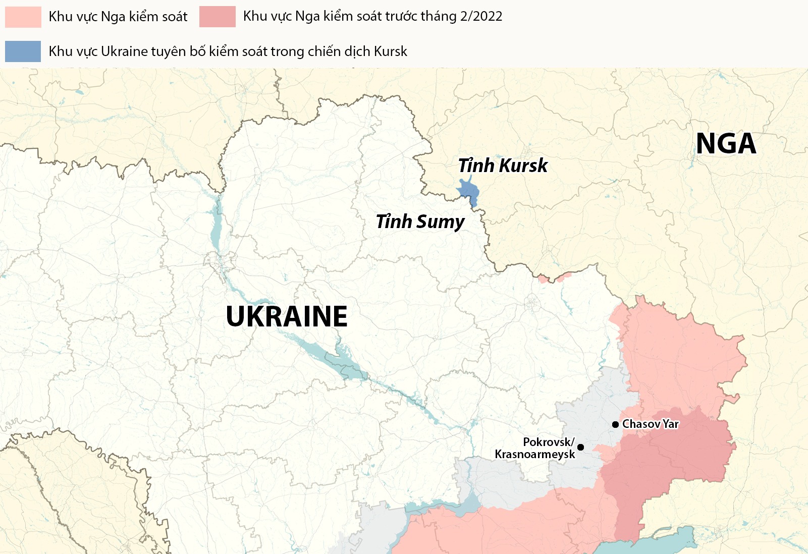 map-3861-1728555827 Vị trí tỉnh Kursk. Đồ họa: RYV