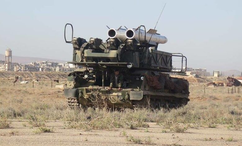 Syria tuyên bố chặn loạt tên lửa Israel 1 syrian air defence 1729909060 3450 1729909386
