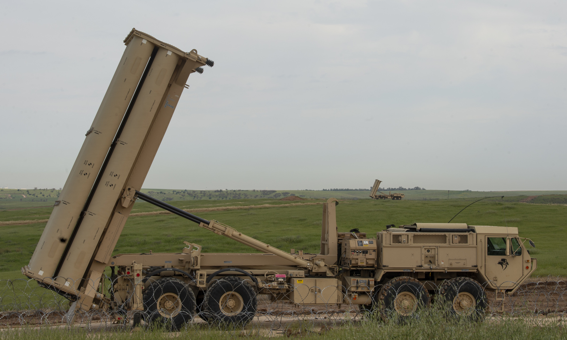 thaad-israel-1-6186-1728863746 Bệ phóng THAAD Mỹ triển khai ở Israel hồi năm 2019. Ảnh: US Army