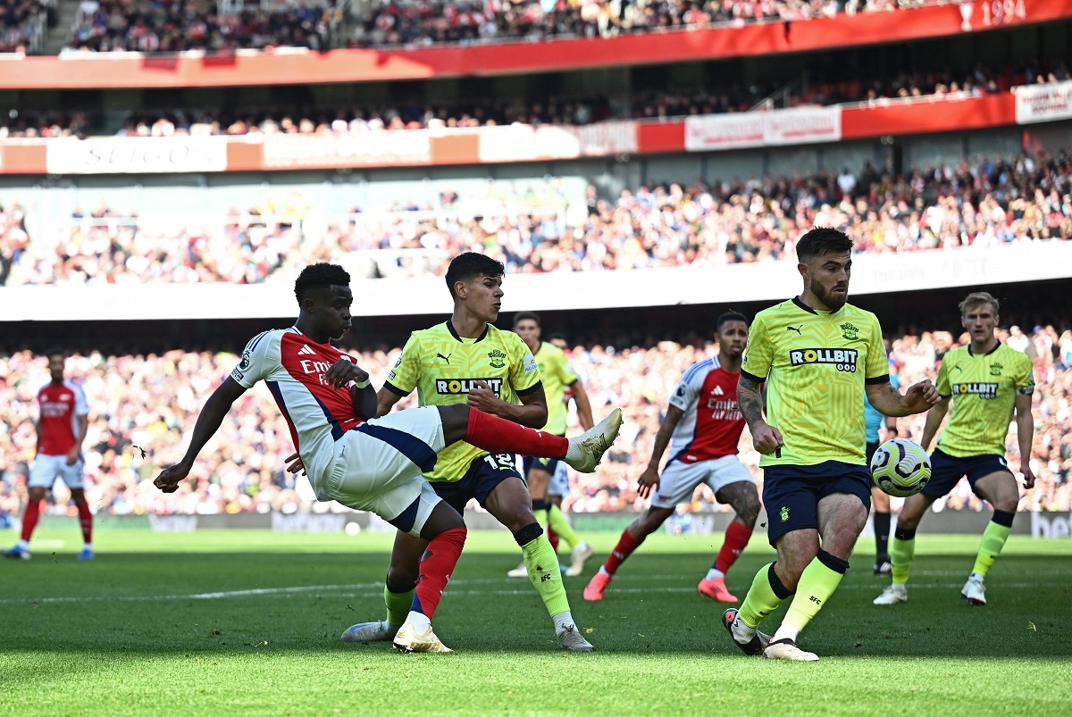 saka rực sáng, arsenal thắng southampton theo cách không tưởng hình ảnh 26 saka ruc sang, arsenal thang southampton theo cach khong tuong hinh anh 26