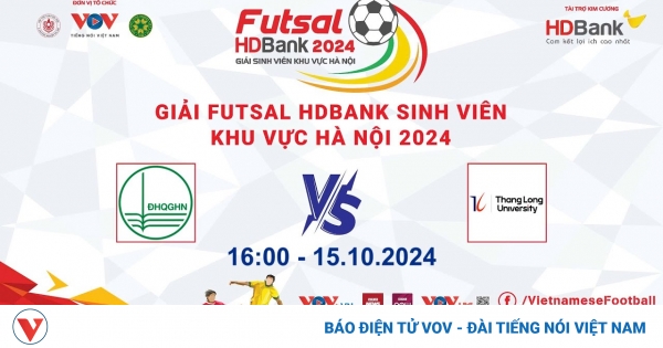 truc tiep dai hoc quoc gia ha noi vs truong dai hoc thang long