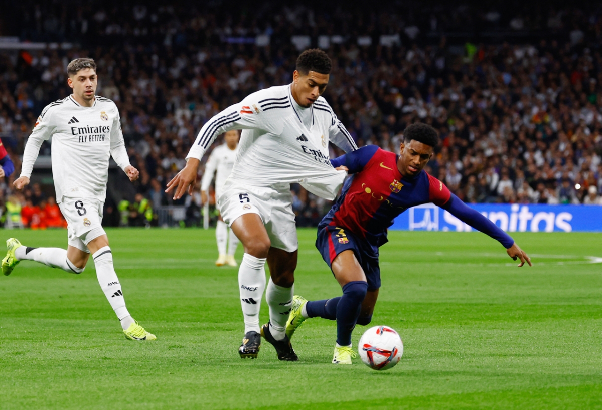 truc tiep real madrid 0-0 barcelona mbappe khong duoc cong nhan ban thang hinh anh 5