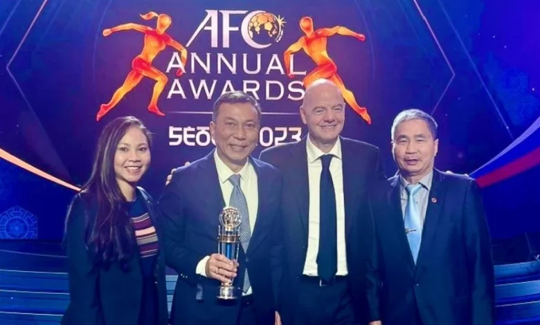 Bóng đá Việt Nam nhận giải thưởng châu Á 1 vff afc