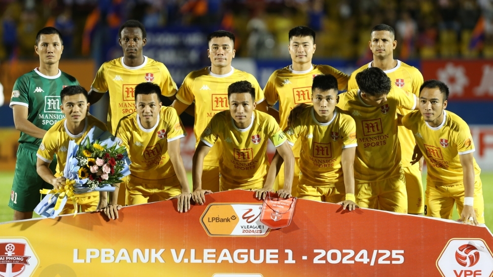 clb hai phong nhan tin khong vui truoc vong 5 v-league 2024 2025 hinh anh 1