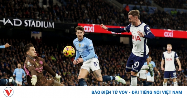 Kết quả vòng 12 Ngoại hạng Anh rạng sáng 24/11: Man City thảm bại trước Tottenham và kỉ lục buồn của Pep 1 2024 11 23t175337z 1310447583 up1ekbn1dpbz3 rtrmadp 3 soccer england mci tot report jpg 2
