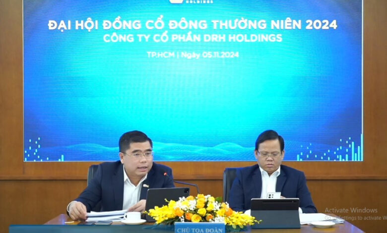 Chủ tịch DRH Holdings: Mục tiêu quan trọng nhất là đưa công ty trở lại trạng thái bình thường 1 drh