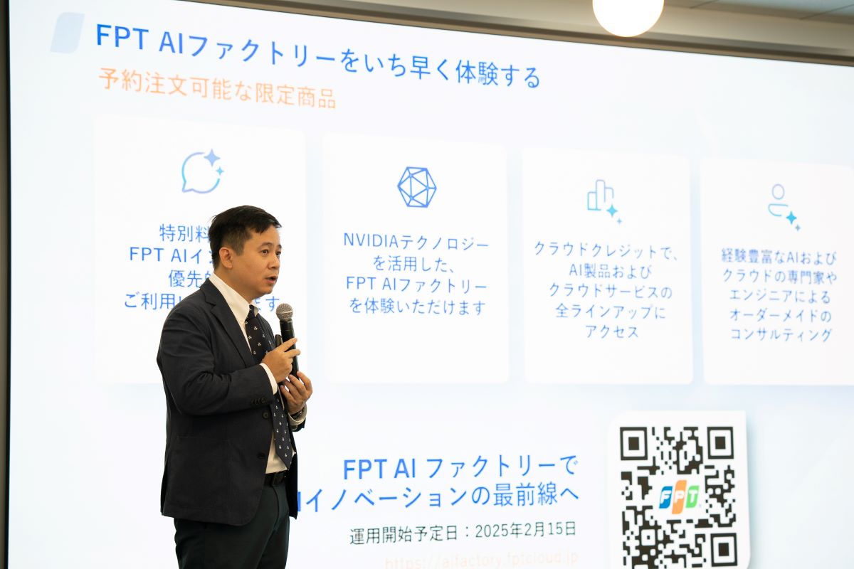 mr-le-hong-viet-ceo-fpt-smart-cloud-1731489525933449416218 Tập đoàn FPT giới thiệu ra mắt FPT AI Factory tại Nhật Bản - Ảnh 1.