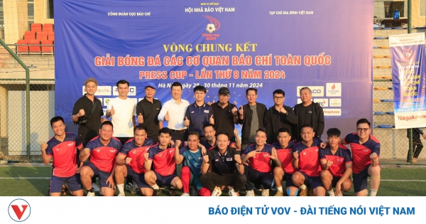Đội bóng VOV vô địch Press Cup 2024 1 press11