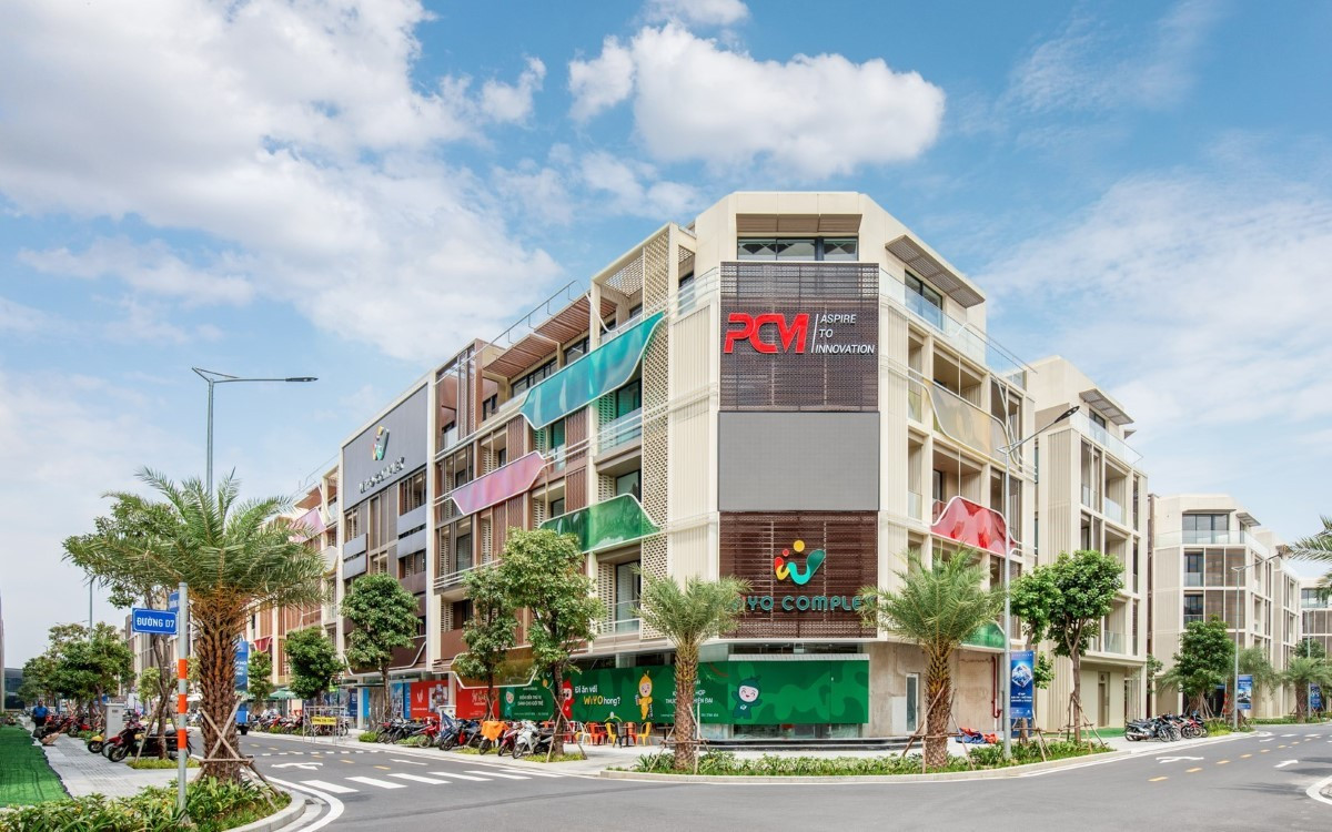 Một góc khu nhà phố SOHO hiện đại với nhiều thương hiệu đã hoạt động the-global-city-1.jpeg