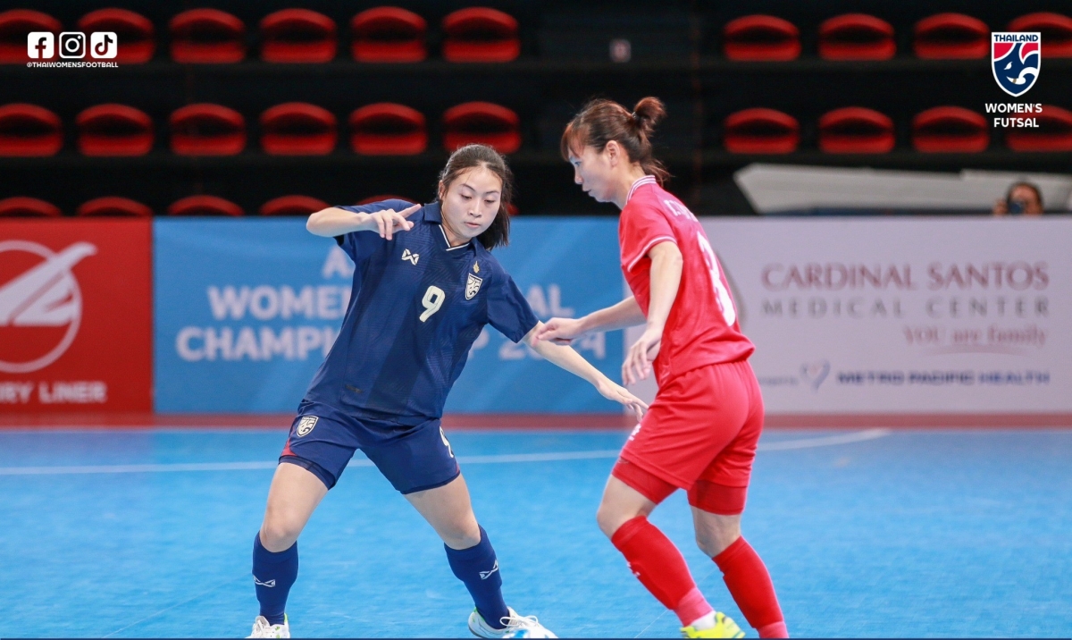 thang thai lan, Dt futsal nu viet nam vo dich giai futsal nu Dong nam A 2024 hinh anh 14