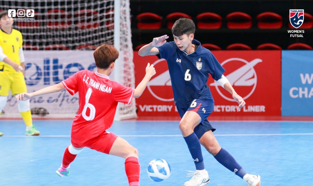 thang thai lan, Dt futsal nu viet nam vo dich giai futsal nu Dong nam A 2024 hinh anh 15