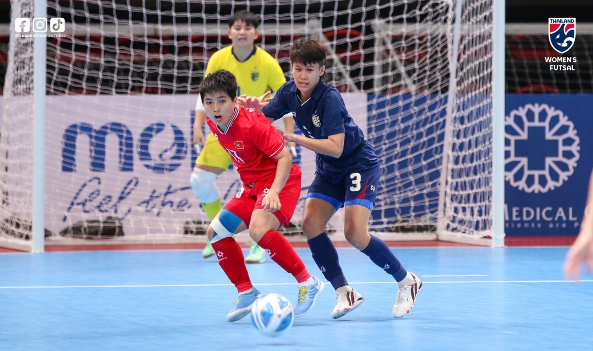 thang thai lan, Dt futsal nu viet nam vo dich giai futsal nu Dong nam A 2024 hinh anh 1