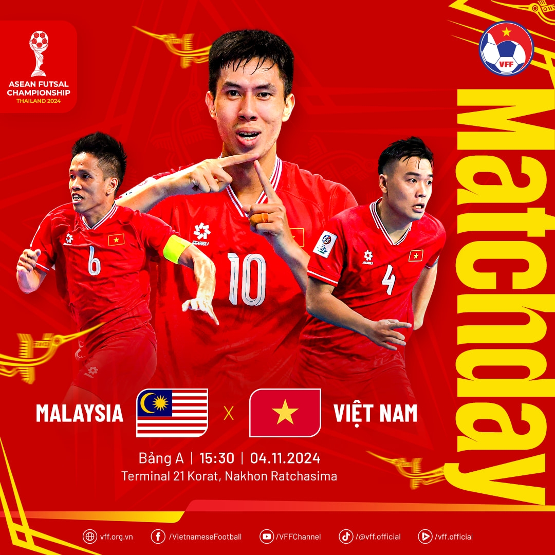 thang malaysia, Dt futsal viet nam tien gan vong ban ket giai Dong nam A hinh anh 1