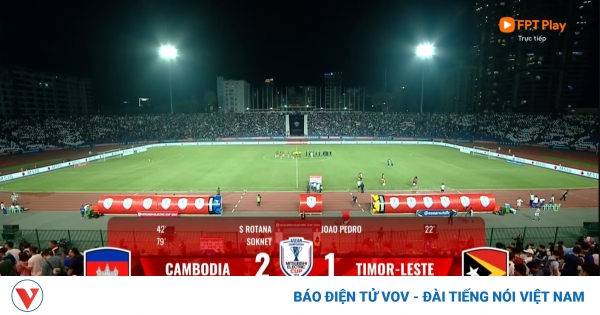 Kết quả ASEAN Cup 2024: ĐT Campuchia có chiến thắng đầu tiên 1 campuchia vs timor leste