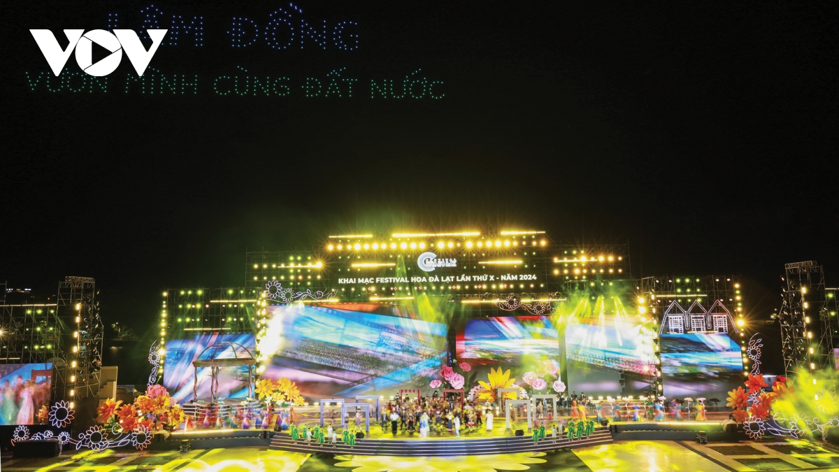 san sang dem khai mac festival hoa Da lat lan thu 10 nam 2024 hinh anh 1
