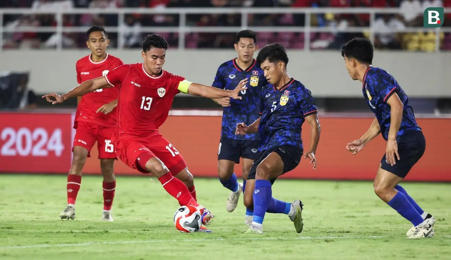 Lào thi đấu xuất sắc và cầm hoà Indonesia 3-3 ở lượt trận thứ hai bảng B ASEAN Cup 2024. lao.jpg