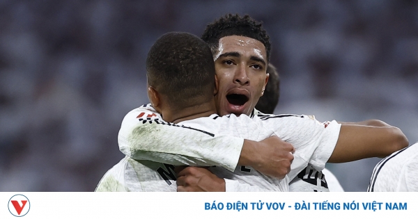 Kylian Mbappe tỏa sáng, Real Madrid sắp soán ngôi đầu của Barca 1 rea madrid 2